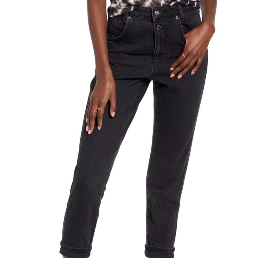 Topshop high waisted mom jeans